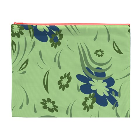 Folk flowers print Floral pattern Ethnic art Cosmetic Bag (XL) from ArtsNow.com Front