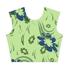 Folk flowers print Floral pattern Ethnic art Cotton Crop Top from ArtsNow.com Front