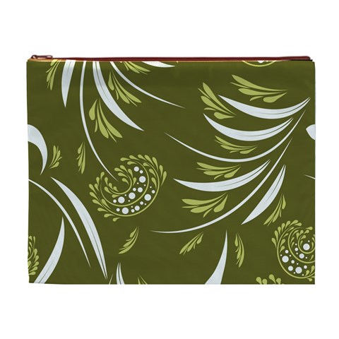 Folk flowers print Floral pattern Ethnic art Cosmetic Bag (XL) from ArtsNow.com Front