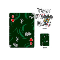 Folk flowers print Floral pattern Ethnic art Playing Cards 54 Designs (Mini) from ArtsNow.com Front - Heart6