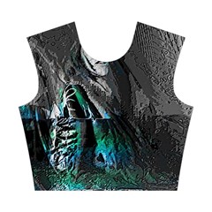 Glitch Witch Cotton Crop Top from ArtsNow.com Front