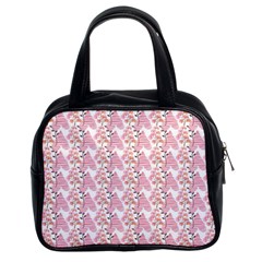 Floral Classic Handbag (Two Sides) from ArtsNow.com Front