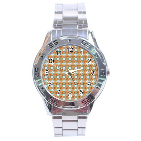 Geometry Stainless Steel Analogue Watch from ArtsNow.com Front