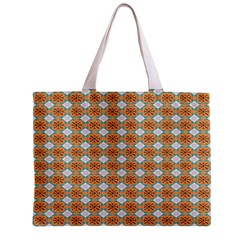 Geometry Zipper Mini Tote Bag from ArtsNow.com Back