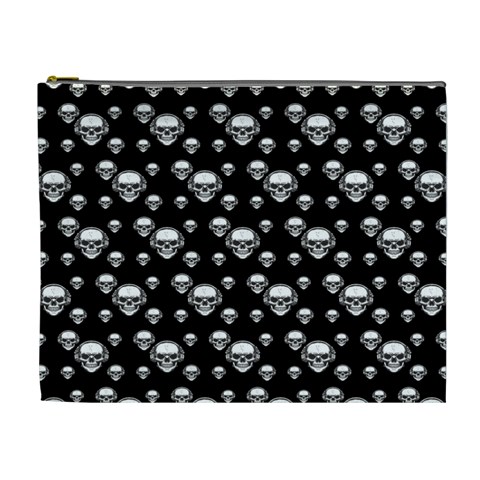 Skullmusician Cosmetic Bag (XL) from ArtsNow.com Front