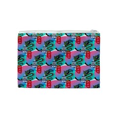 Retro Snake Cosmetic Bag (Medium) from ArtsNow.com Back