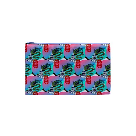 Retro Snake Cosmetic Bag (XS) from ArtsNow.com Front