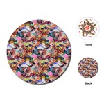 Retro Color Playing Cards Single Design (Round)