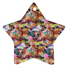 Retro Color Star Ornament (Two Sides) from ArtsNow.com Back