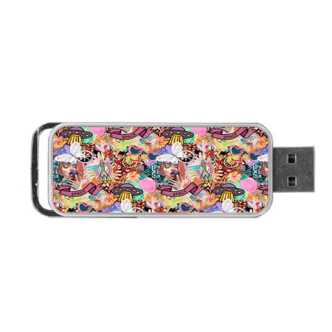 Retro Color Portable USB Flash (Two Sides) from ArtsNow.com Front