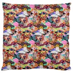 Retro Color Large Flano Cushion Case (Two Sides)