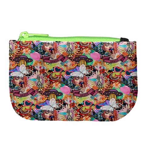 Retro Color Large Coin Purse from ArtsNow.com Front