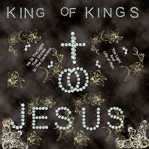 King of KingsScrapBook Page 12  x 12  from ArtsNow.com 12 x12  Scrapbook Page - 1
