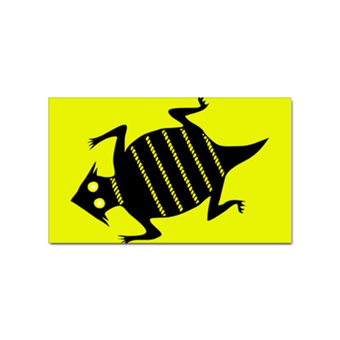 1194983730215567350lucertolone_architetto_f_01.svg.hi Sticker (Rectangular) from ArtsNow.com Front