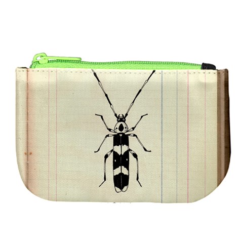 Banded Alder Borer  Large Coin Purse from ArtsNow.com Front