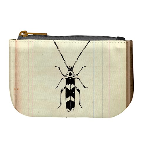 Banded Alder Borer  Large Coin Purse from ArtsNow.com Front