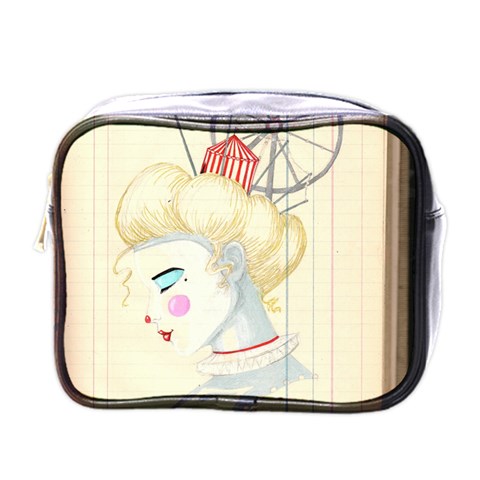 clown maiden Mini Toiletries Bag (One Side) from ArtsNow.com Front