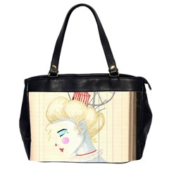 clown maiden Oversize Office Handbag (2 Sides) from ArtsNow.com Front