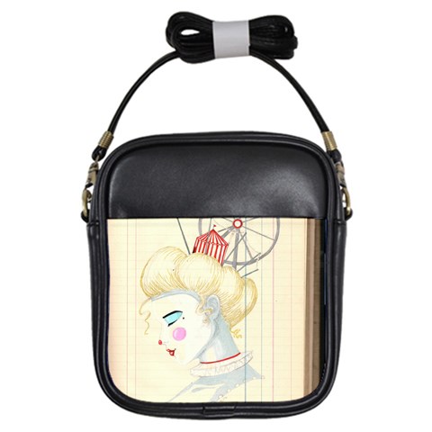 clown maiden Girls Sling Bag from ArtsNow.com Front