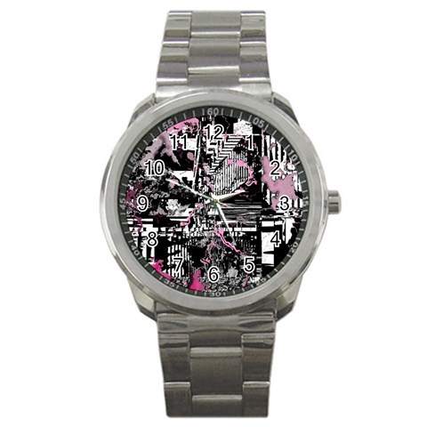 Cavities Sport Metal Watch from ArtsNow.com Front