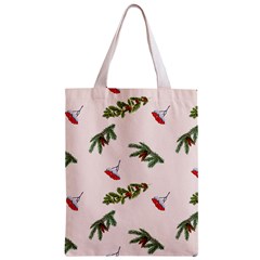 Rowan Branches And Spruce Branches Zipper Classic Tote Bag from ArtsNow.com Front