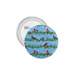Bullfinches On Spruce Branches 1.75  Buttons