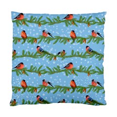 Bullfinches On Spruce Branches Standard Cushion Case (Two Sides) from ArtsNow.com Front