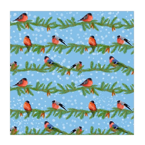 Bullfinches On Spruce Branches Duvet Cover (Queen Size) from ArtsNow.com Front
