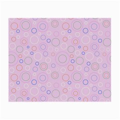 Multicolored Circles On A Pink Background Small Glasses Cloth (2 Sides) from ArtsNow.com Back