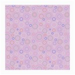 Multicolored Circles On A Pink Background Medium Glasses Cloth (2 Sides)