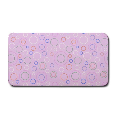 Multicolored Circles On A Pink Background Medium Bar Mats from ArtsNow.com 16 x8.5  Bar Mat