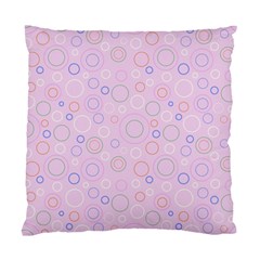 Multicolored Circles On A Pink Background Standard Cushion Case (Two Sides) from ArtsNow.com Front