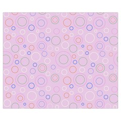 Multicolored Circles On A Pink Background Medium Tote Bag from ArtsNow.com Front