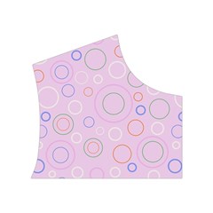 Multicolored Circles On A Pink Background Women s Button Up Vest from ArtsNow.com Top Right