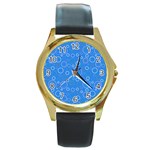 Circles Round Gold Metal Watch