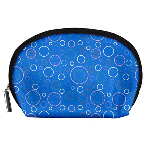 Circles Accessory Pouch (Large) from ArtsNow.com Front