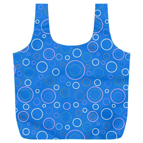 Circles Full Print Recycle Bag (XXL) from ArtsNow.com Front