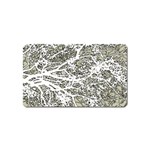 Linear Art Botanic Illustration Magnet (Name Card)