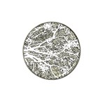 Linear Art Botanic Illustration Hat Clip Ball Marker (10 pack)