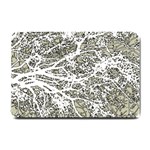 Linear Art Botanic Illustration Small Doormat 