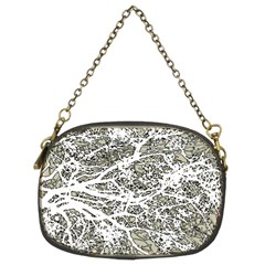 Linear Art Botanic Illustration Chain Purse (Two Sides) from ArtsNow.com Back