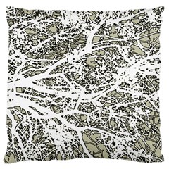 Linear Art Botanic Illustration Standard Flano Cushion Case (Two Sides) from ArtsNow.com Back