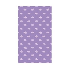 Pink Clouds On Purple Background Duvet Cover Double Side (Single Size) from ArtsNow.com Back