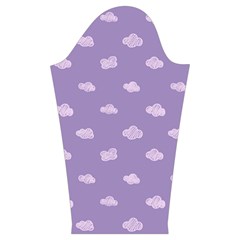 Pink Clouds On Purple Background Kids  Midi Sailor Dress from ArtsNow.com Sleeve Right