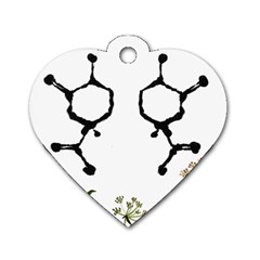Chirality Dog Tag Heart (Two Sides) from ArtsNow.com Back
