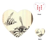 bees Playing Cards Single Design (Heart)