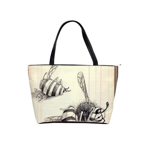 bees Classic Shoulder Handbag from ArtsNow.com Front