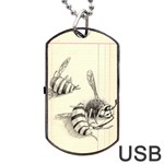 bees Dog Tag USB Flash (One Side)