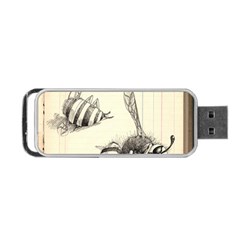 bees Portable USB Flash (Two Sides) from ArtsNow.com Back