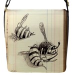 bees Flap Closure Messenger Bag (S)